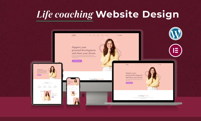 Design coaching website for speaker, trainer, or consultant